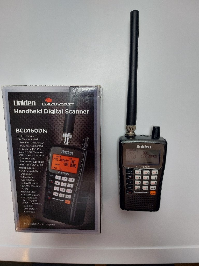 Uniden Bearcat BCD160DN scanner., Verzenden, Zo goed als nieuw, 500 kanalen of meer, Draagbaar