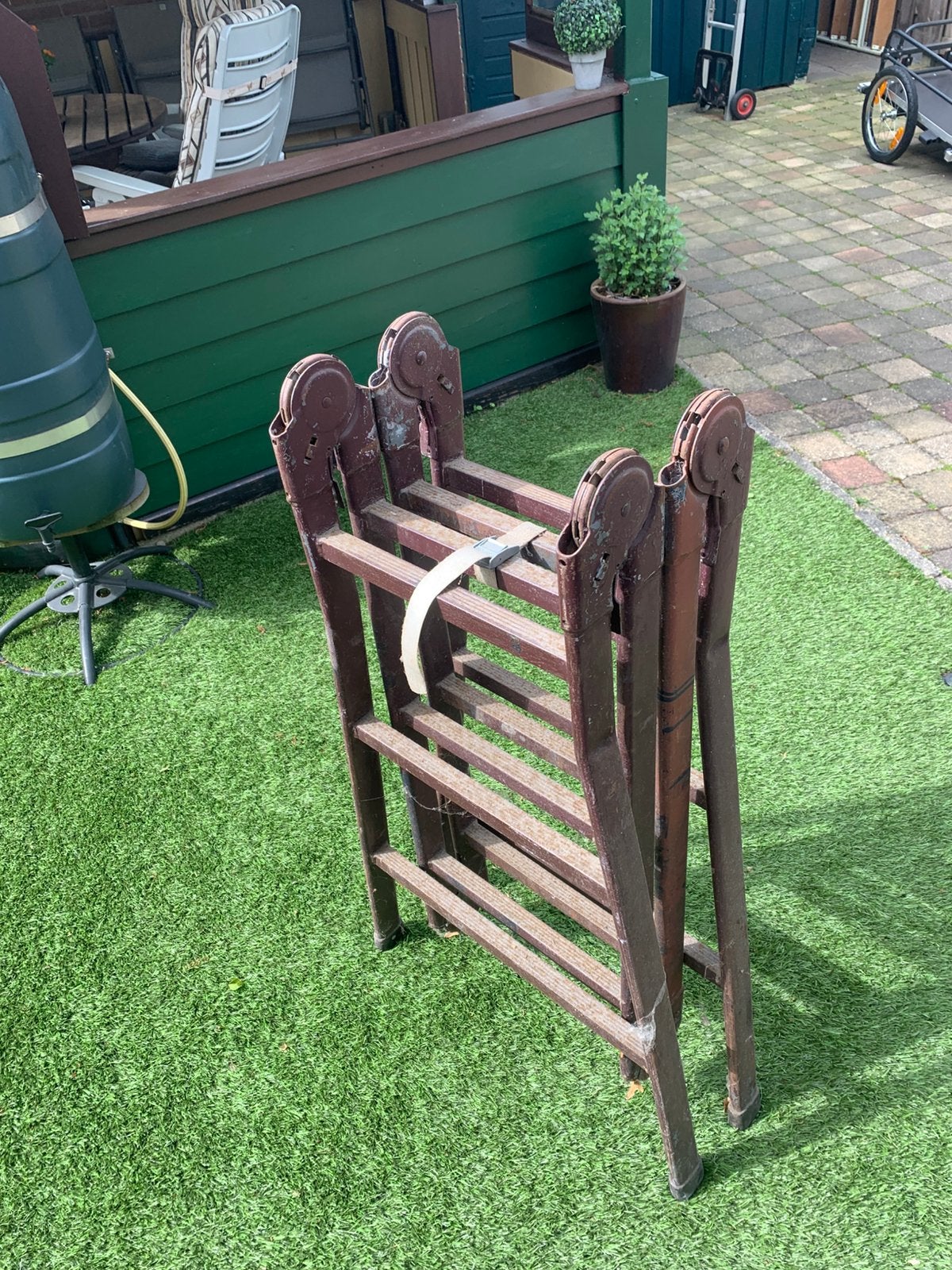 Te koop vouwladder, Ophalen, Zo goed als nieuw, 2 tot 4 meter