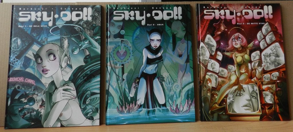 Sky Doll, Ophalen of Verzenden, Zo goed als nieuw, Barbucci, Meerdere stripboeken