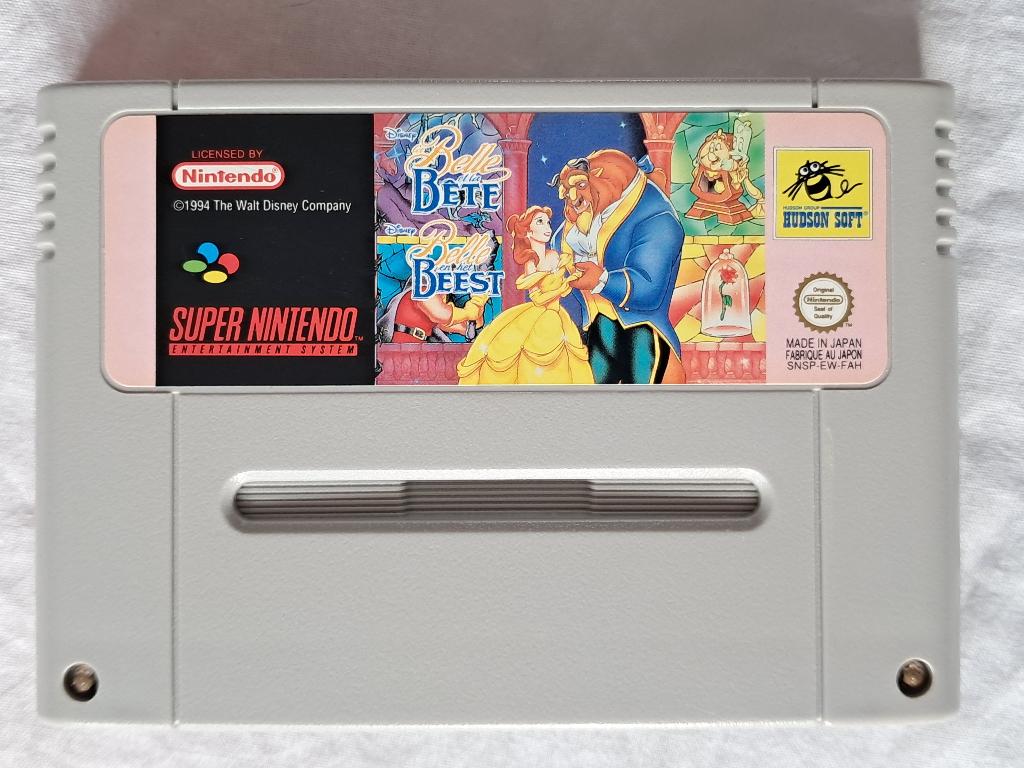 Beauty and The Beast / Belle en Het Beest - SNES, Spelcomputers en Games, Gebruikt, Verzenden, 1 speler, Eén computer