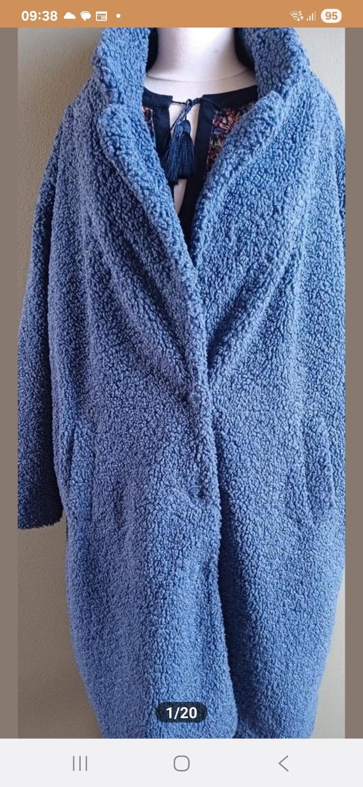 Winterjas(BPC) maat 48/50, Blauw, Ophalen of Verzenden, Bpc selection, Jas of Mantel