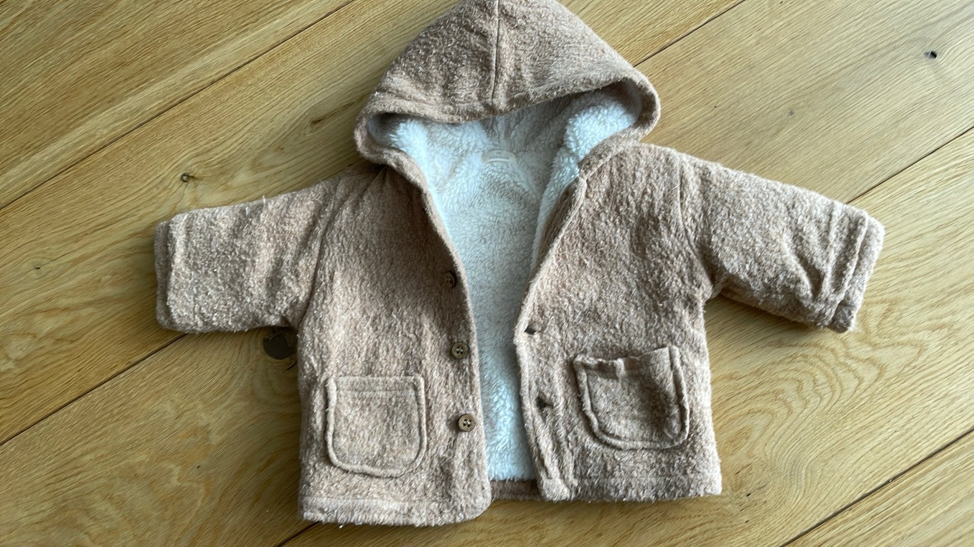 Baby jasje maat 56 Zeeman, Kinderen en Baby's, Babykleding | Maat 56, Ophalen, Zo goed als nieuw, Jongetje of Meisje, Jasje
