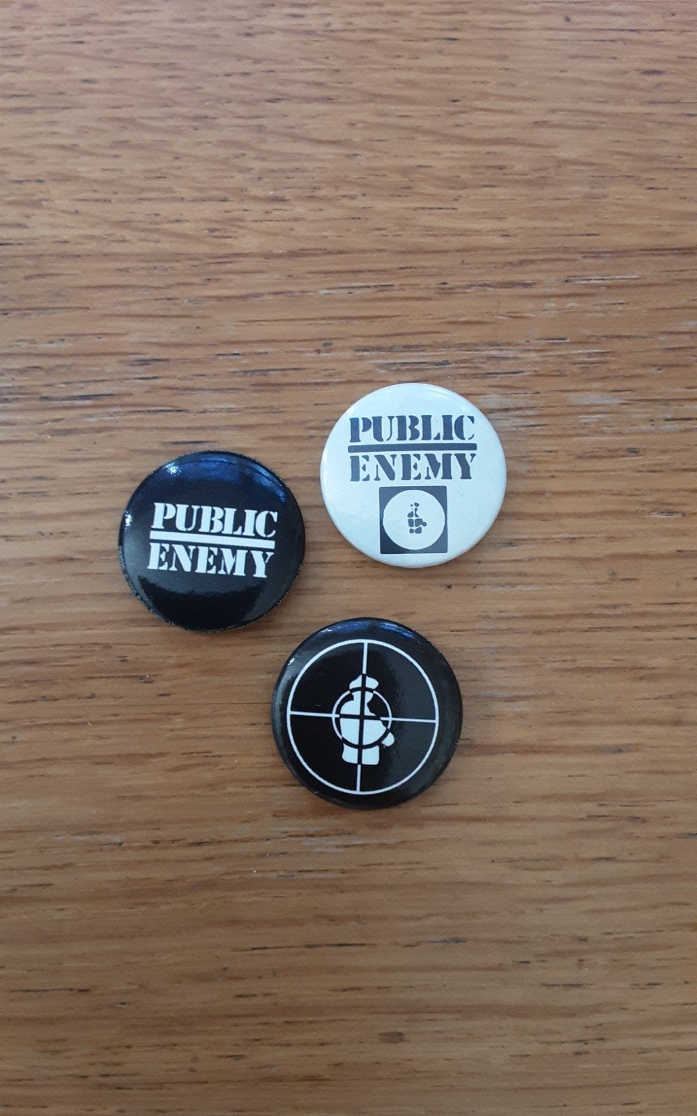 BUTTONS Public Enemy, Ophalen of Verzenden, Gebruikt, Foto of Kaart