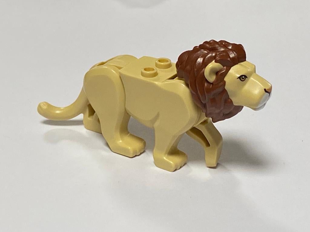 Nieuwe lego grote beige leeuw