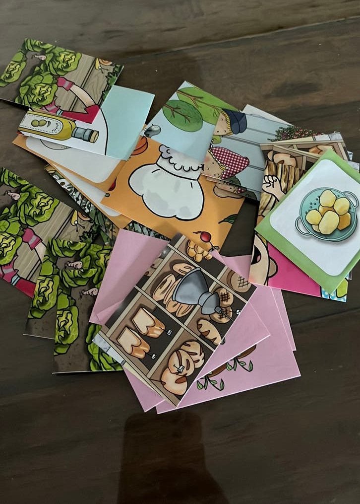 Fien en teun stickers voor in kookboek, Jumbo, Ophalen of Verzenden