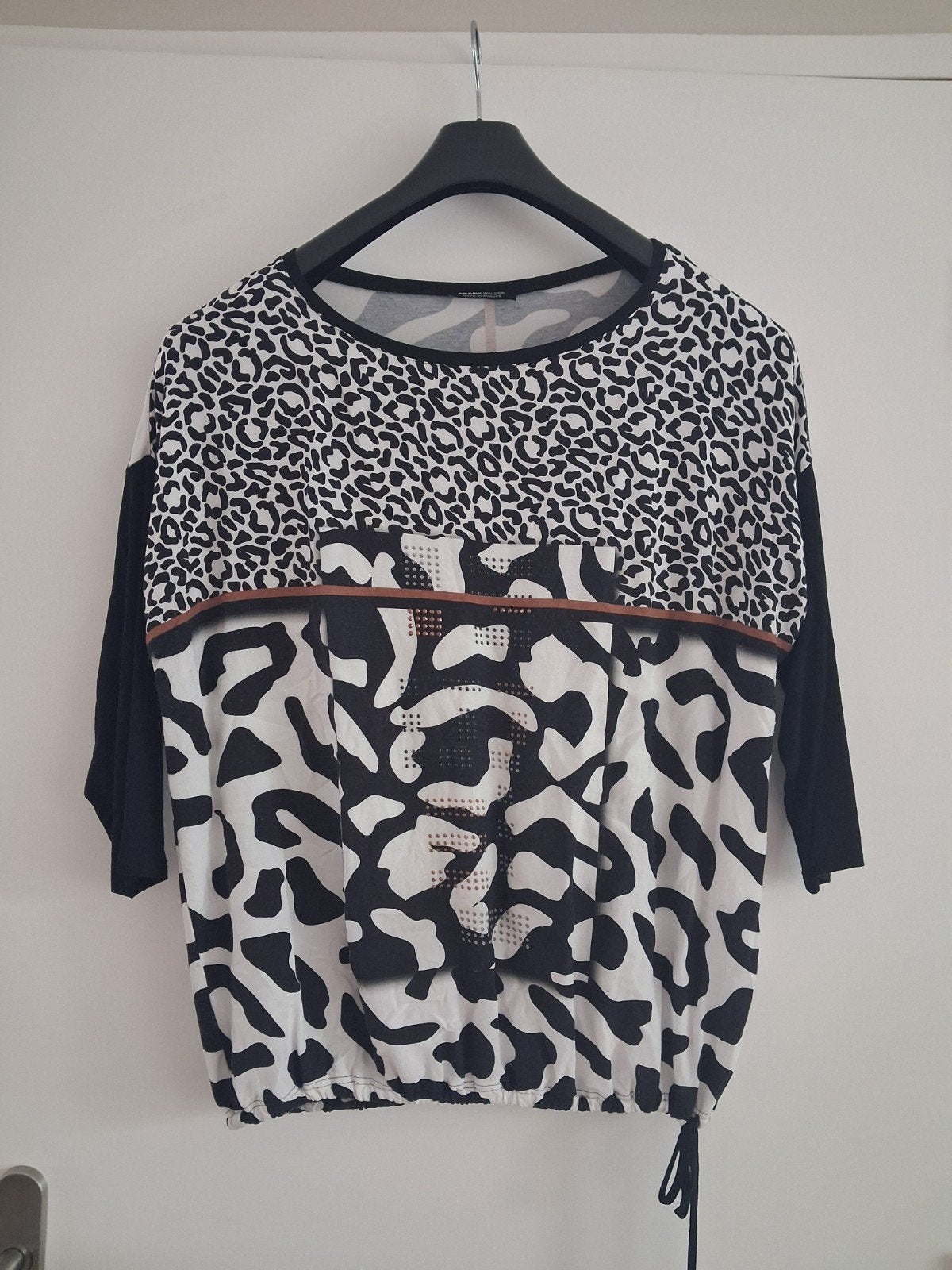 Frank Walder blouse maat 46, Ophalen of Verzenden, Zo goed als nieuw, Maat 46/48 (XL) of groter, Korte mouw