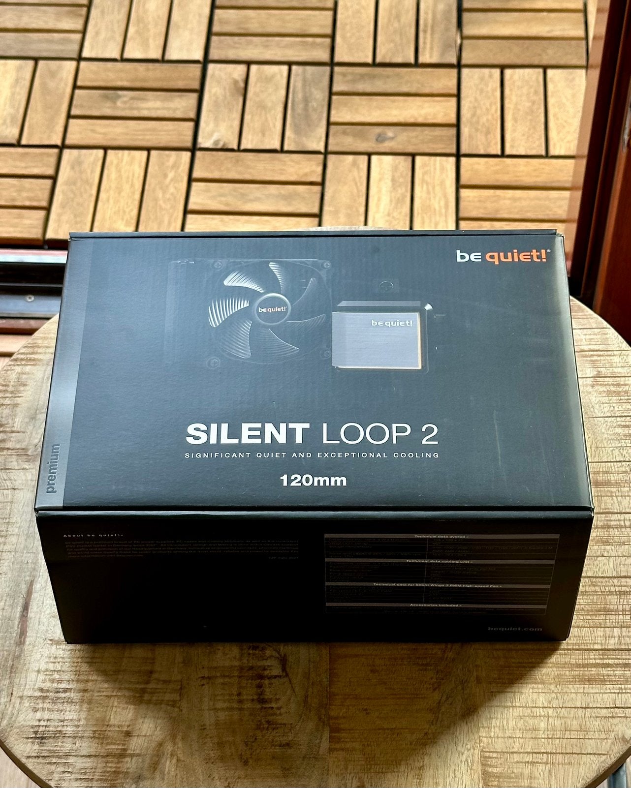 be quiet! Silent Loop 2 120mm AIO Waterkoeler – Compleet, Computers en Software, Computerkoelers, Ophalen of Verzenden, Zo goed als nieuw