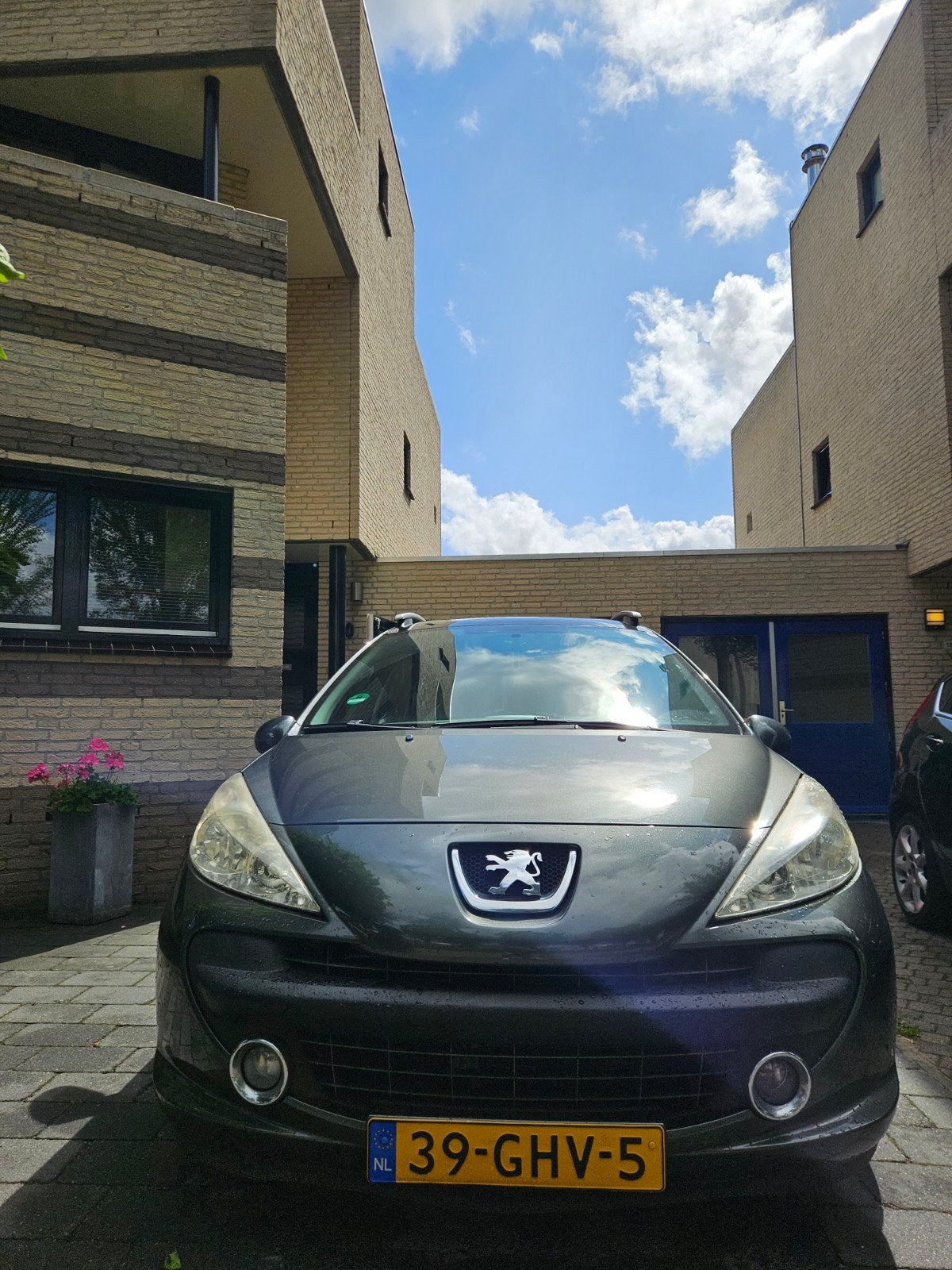 Peugeot 207 1.6 16V SW Outdoor 2008 Grijs, Auto's, Voorwielaandrijving, 4 cilinders, Apple Carplay, Stationwagon
