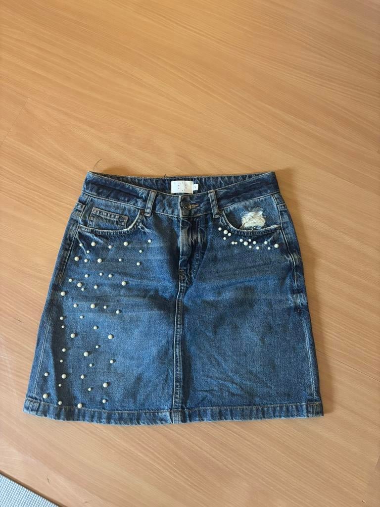 Denim rokje, Blauw, Ophalen of Verzenden, Zo goed als nieuw, Maat 36 (S)