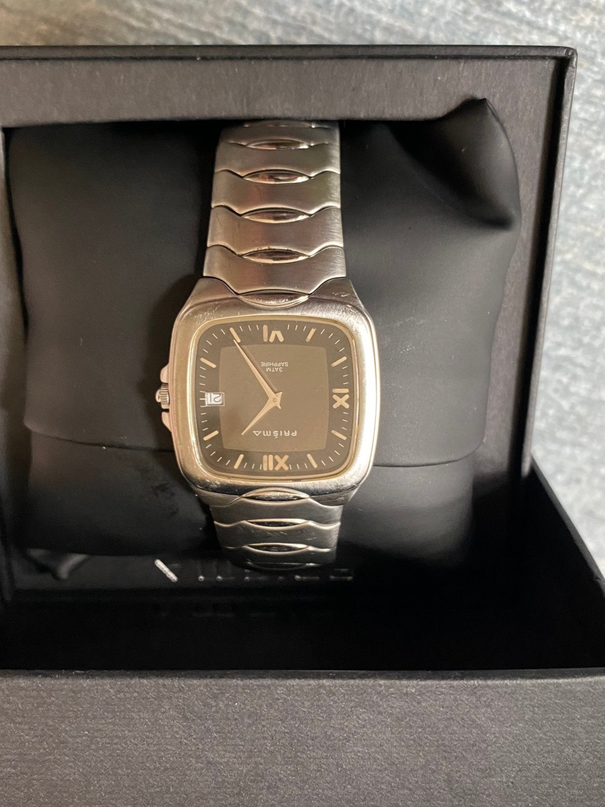 Prisma heren horloge klokje, Ophalen of Verzenden, Zo goed als nieuw, Staal, Overige merken