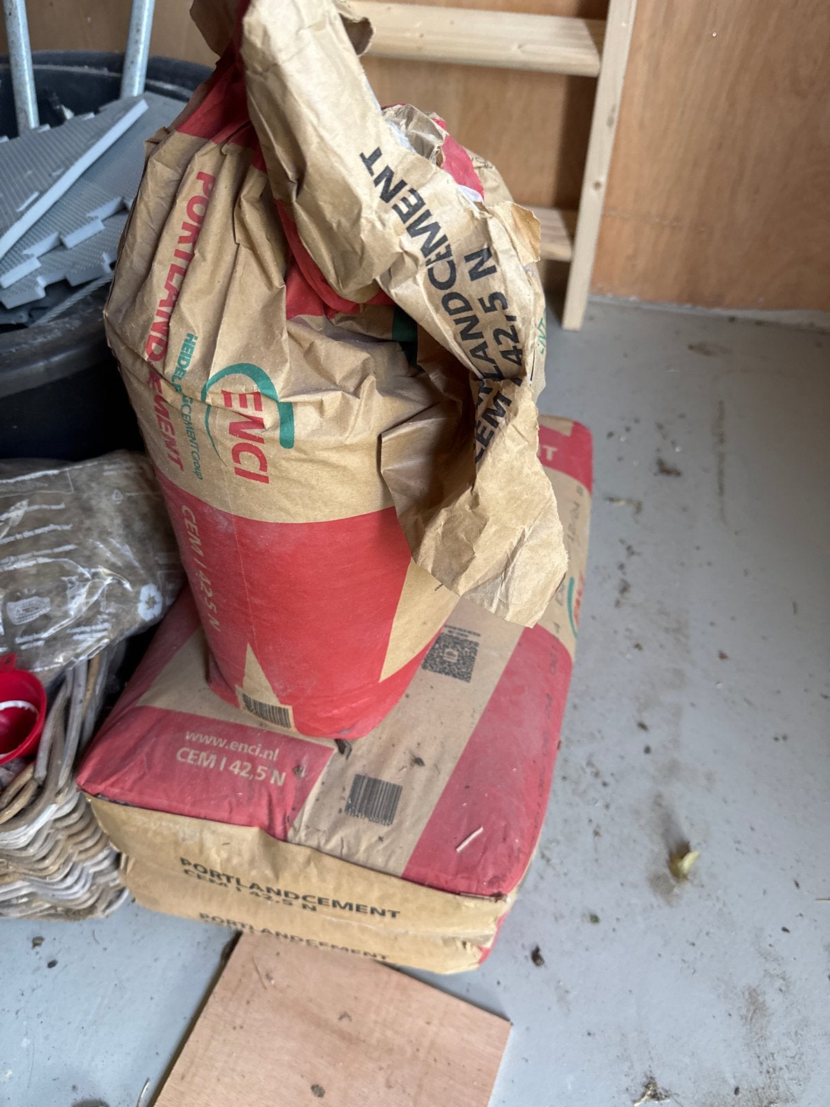 Portlandcement CEM I 42,5 N - 25kg zak, Ophalen, Gebruikt
