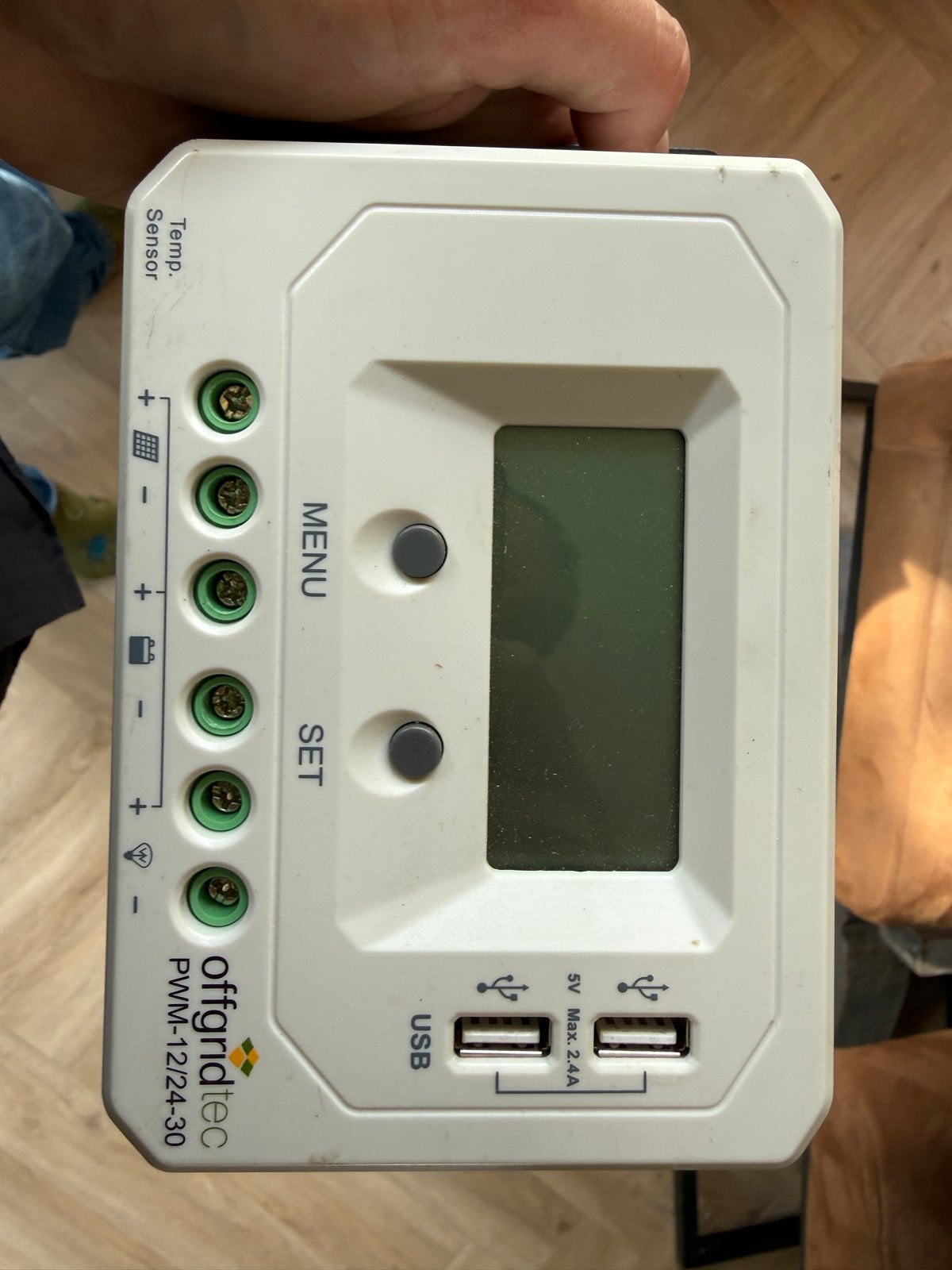 Offgridtec PWM-12/24-30 Solar Laadregelaar 30A, Verzenden, Gebruikt