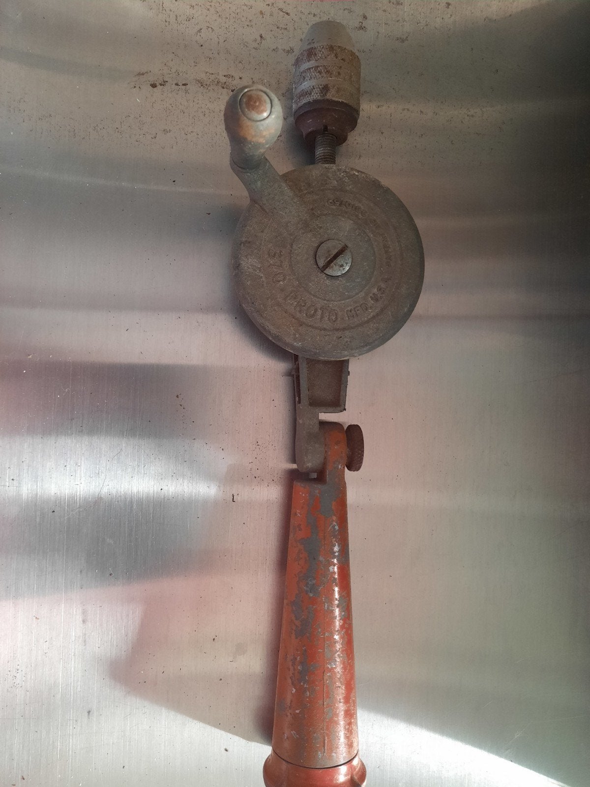 Vintage handboor Proto 370 MFD. U.S.A. - Oude handboor