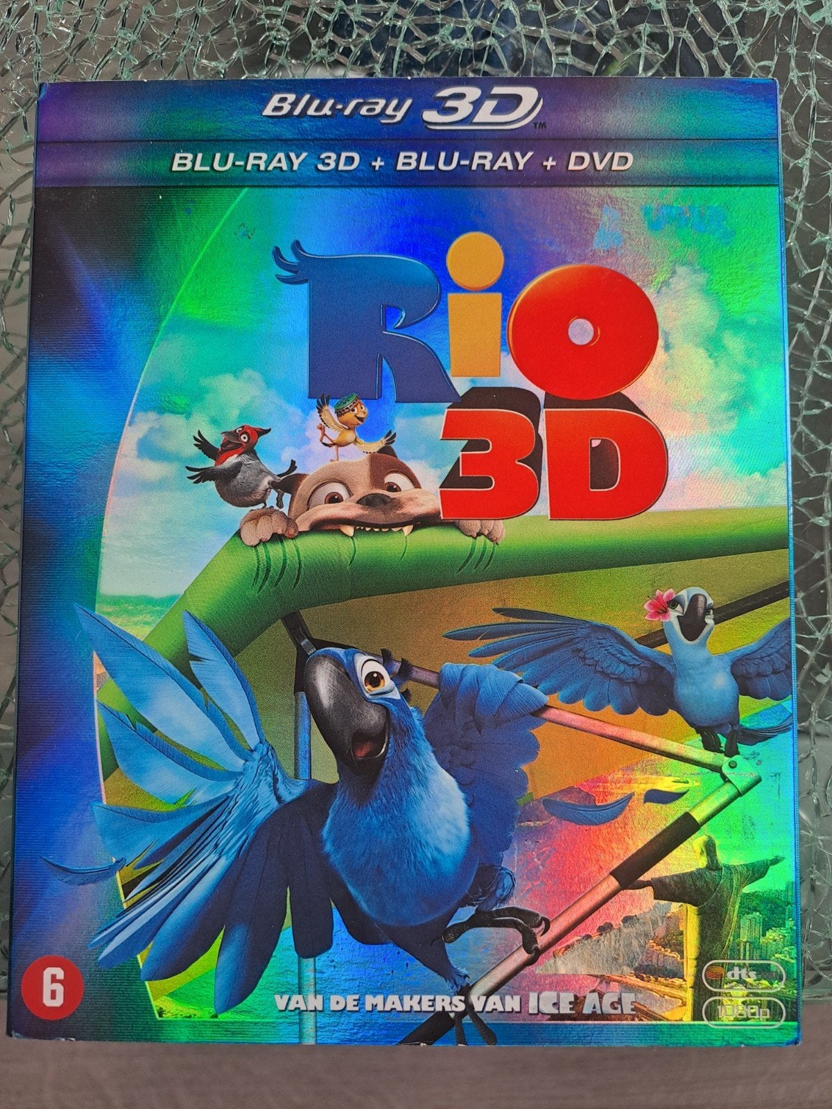 Rio (3D brd en brd geen dvd), Cd's en Dvd's, Blu-ray, Ophalen of Verzenden, Zo goed als nieuw, Tekenfilms en Animatie