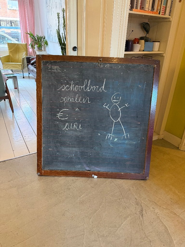 schoolbord 110 x 105, Ophalen of Verzenden, Gebruikt, Krijtbord