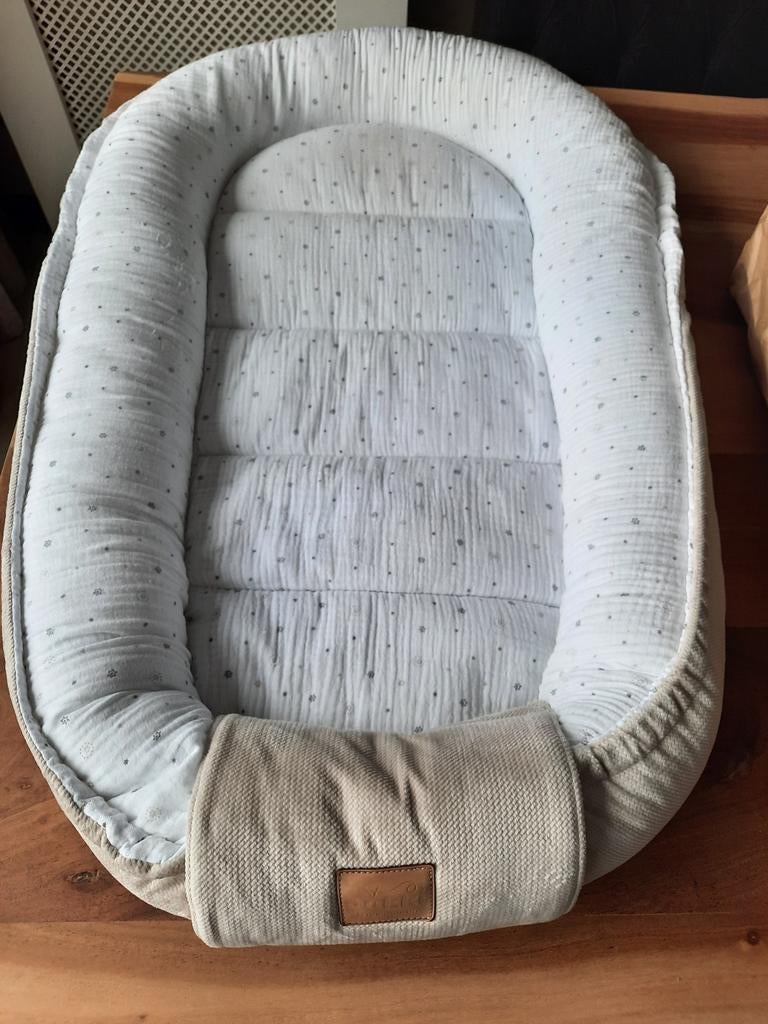 Babynestje ecru velvet/mousseline, Ophalen