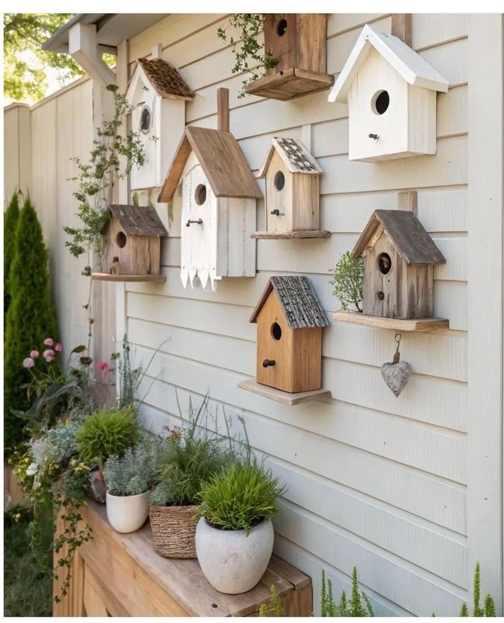 GEZOCHT.. oude/gebruikte vogelhuisjes voor tuin of muur, Tuin en Terras, Ophalen, Gebruikt