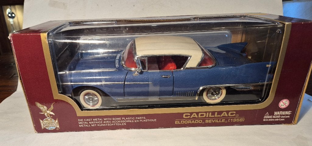 Cadillac Eldorado schaal 1:18 in orginele verpakking, Hobby en Vrije tijd, Ophalen of Verzenden, Zo goed als nieuw, Auto, Overige merken