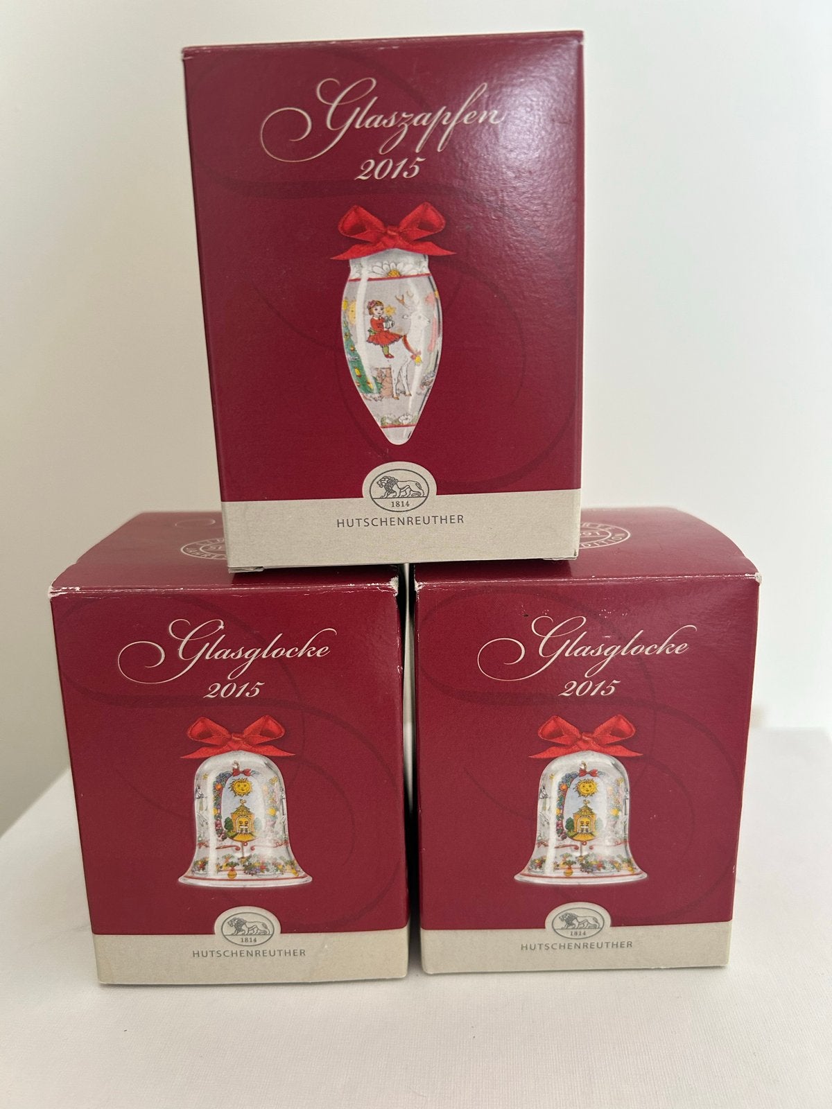 Limited edition:Hutschenreuther Kerstornamente uit glas, Diversen, Kerst, Verzenden, Nieuw