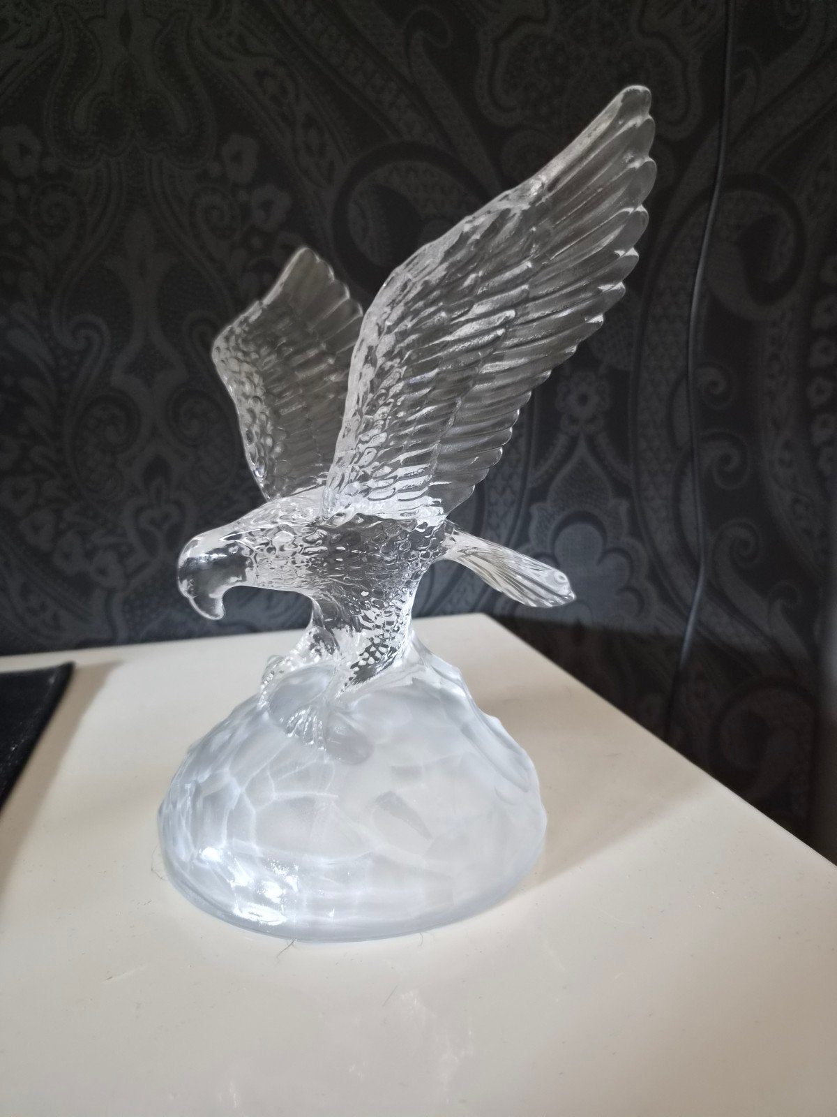 Glazen Adelaar Beeldje - Decoratief Kunstobject, Ophalen of Verzenden