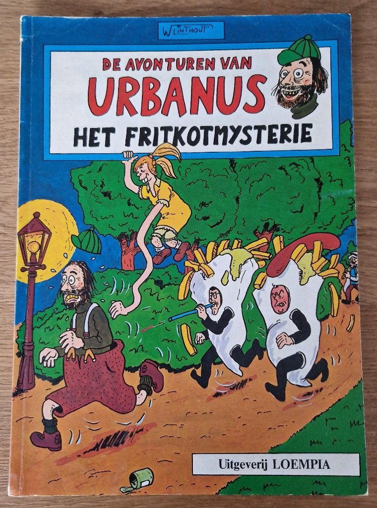 Urbanus - Het fritkotmysterie -1(1983) Strip, Meerdere stripboeken, Ophalen of Verzenden, Gelezen