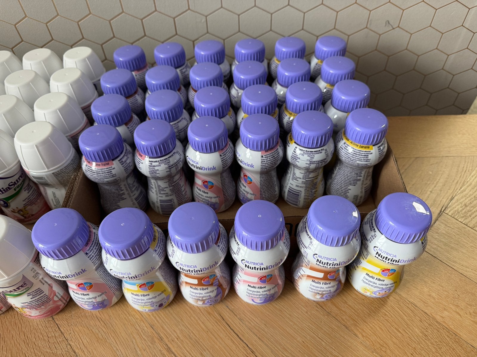 120 x Nutricia Nutridrink Chocolade-Banaan-Aardbei, Ophalen of Verzenden