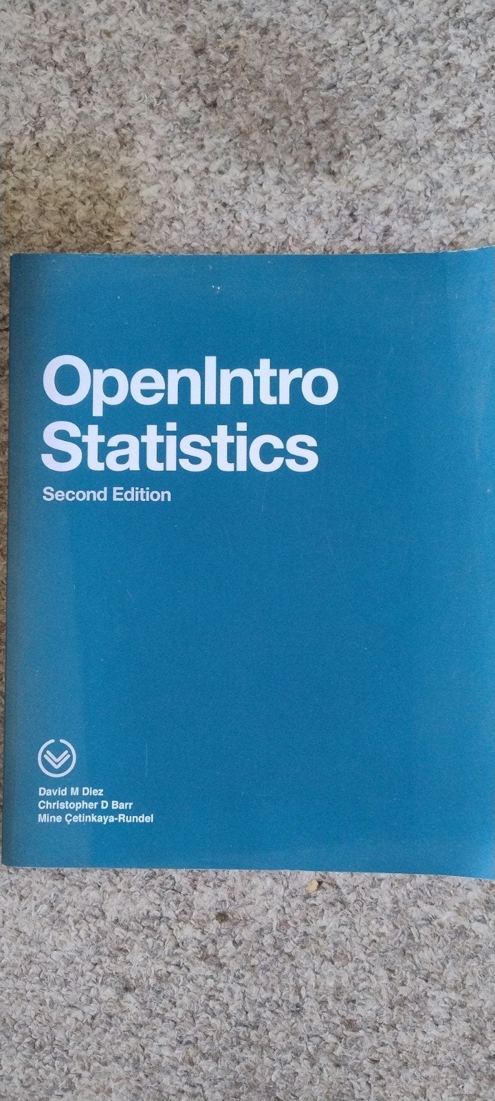 OpenIntro Statistics - Tweede Editie, David M Diez, Christopher D Barr, Mine Çetinkaya-Rundel, Zo goed als nieuw, Beta, HBO