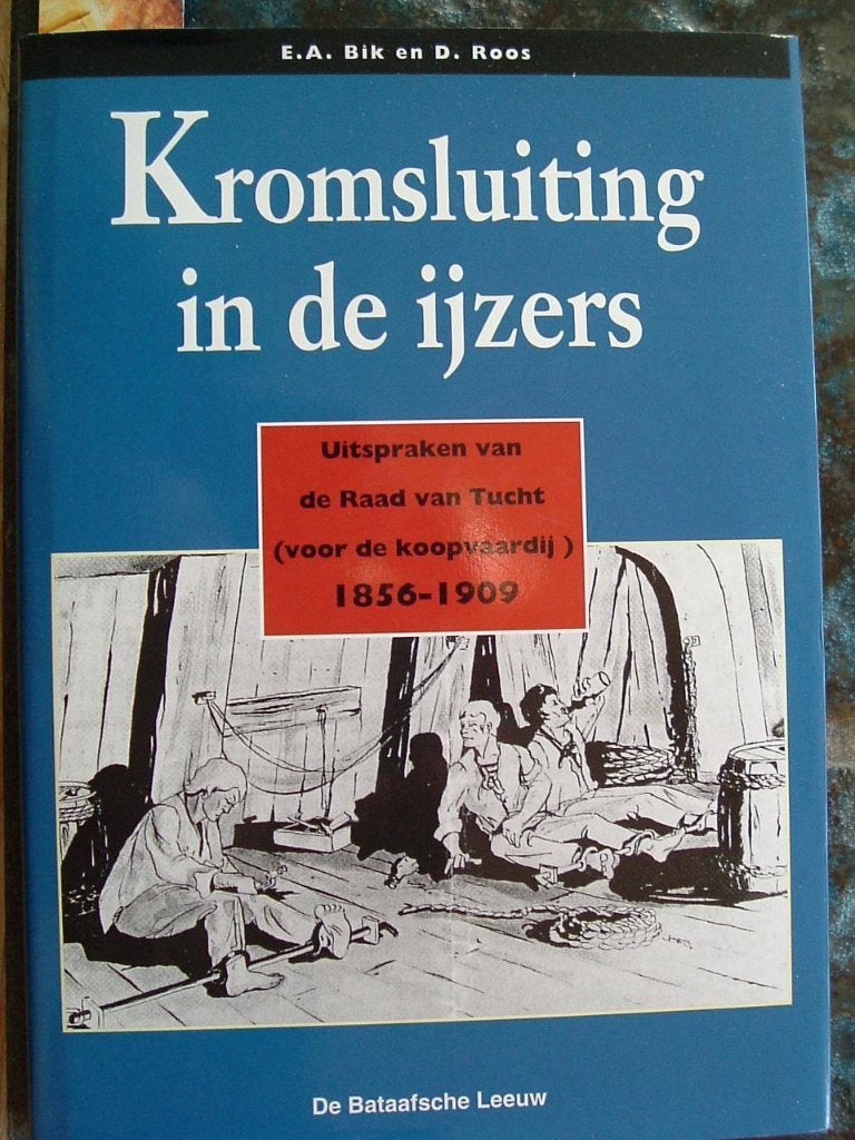 Kromsluiting in de ijzers, 1856 - 1909., Verzamelen, Scheepvaart, Ophalen of Verzenden, Gebruikt, Zeilboot, Boek of Tijdschrift