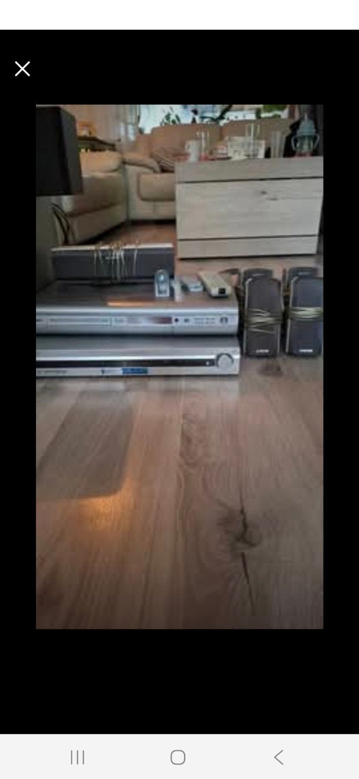 Tuner dvd speler en boxen, Ophalen of Verzenden, Gebruikt, Sony