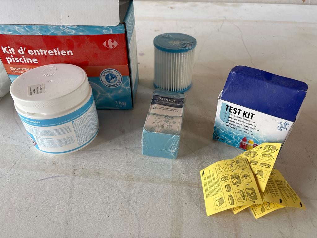 Set voor zwembad onderhoud, Ophalen of Verzenden, Reinigingsmiddel
