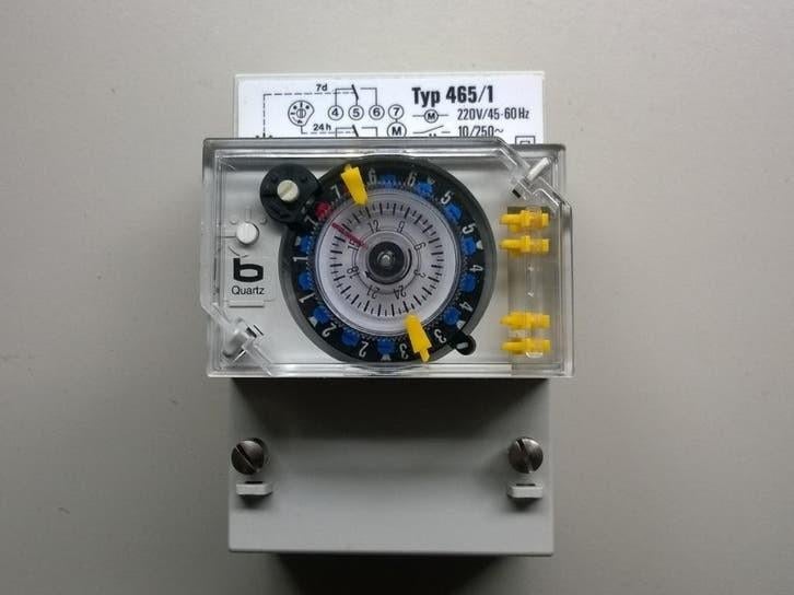 Quartz Schakelklok Timer TijdklokType  465/1, Verzenden, Nieuw, Schakelaar