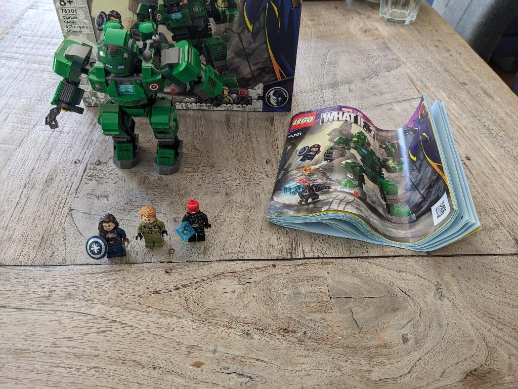 Complete lego set nr 76201 Captain Carter &The Hydra Stomper, Overige thema's, Lego, Ophalen of Verzenden, Zo goed als nieuw
