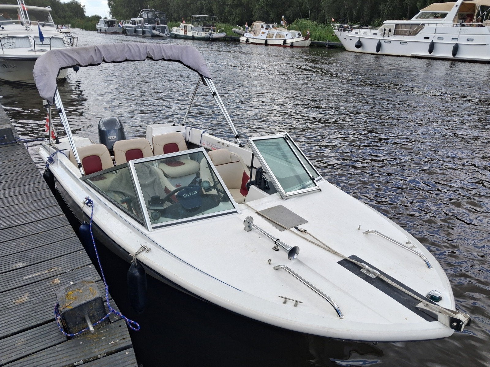 Beekman Coral 490 met stille en zuinige 60 PK Yamaha, Ophalen, 60 pk, Gebruikt, 5 m