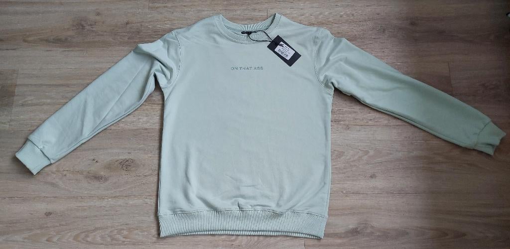 NIEUWE On that Ass dames trui maat L in mint groen €15,-, Maat 38/40 (M), Nieuw, Ophalen of Verzenden, On That Ass