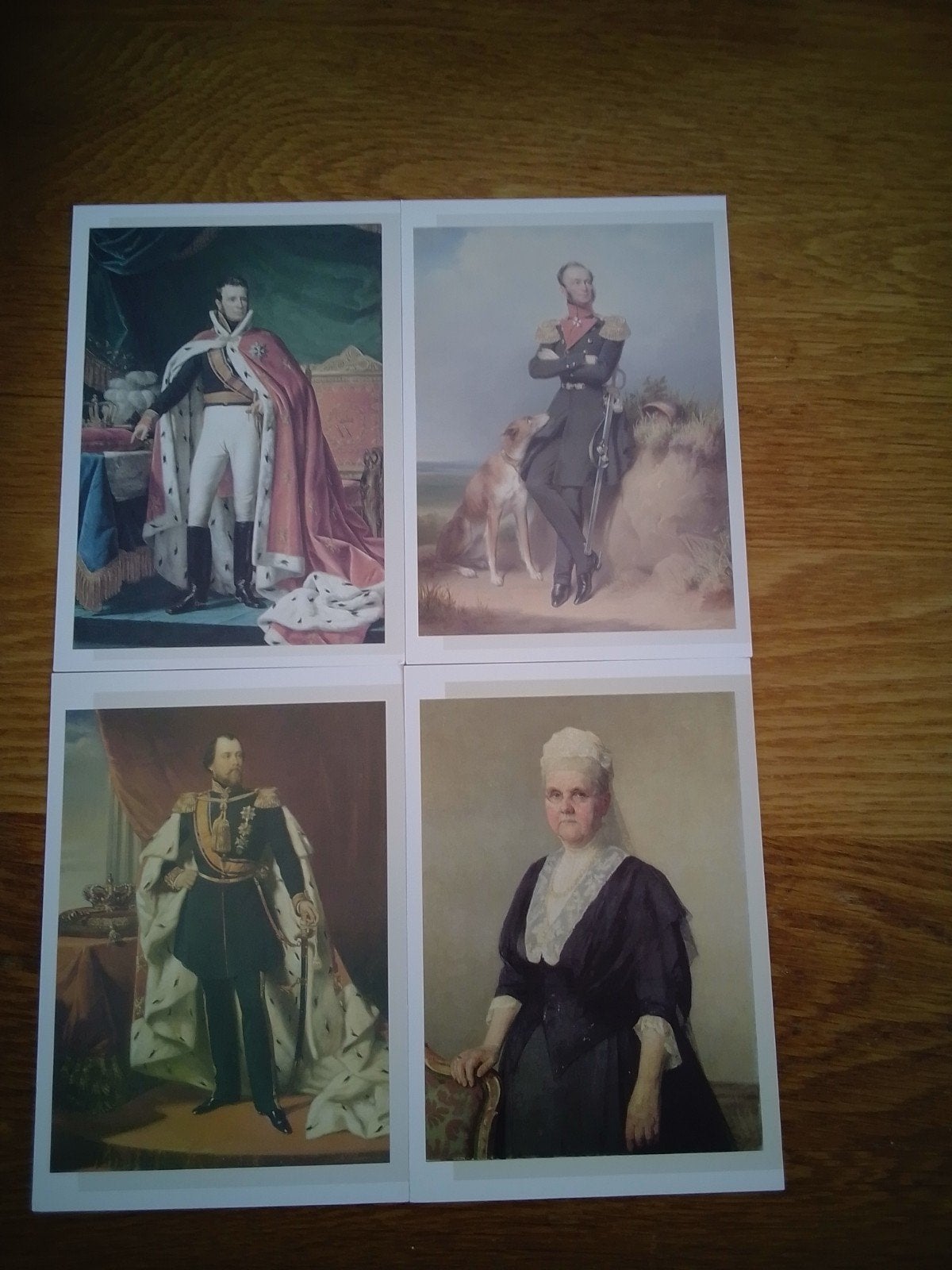 Set van 9 historische Nederlandse koninklijke kaarten, Verzamelen, Koninklijk Huis en Royalty, Ophalen of Verzenden, Kaart, Foto of Prent