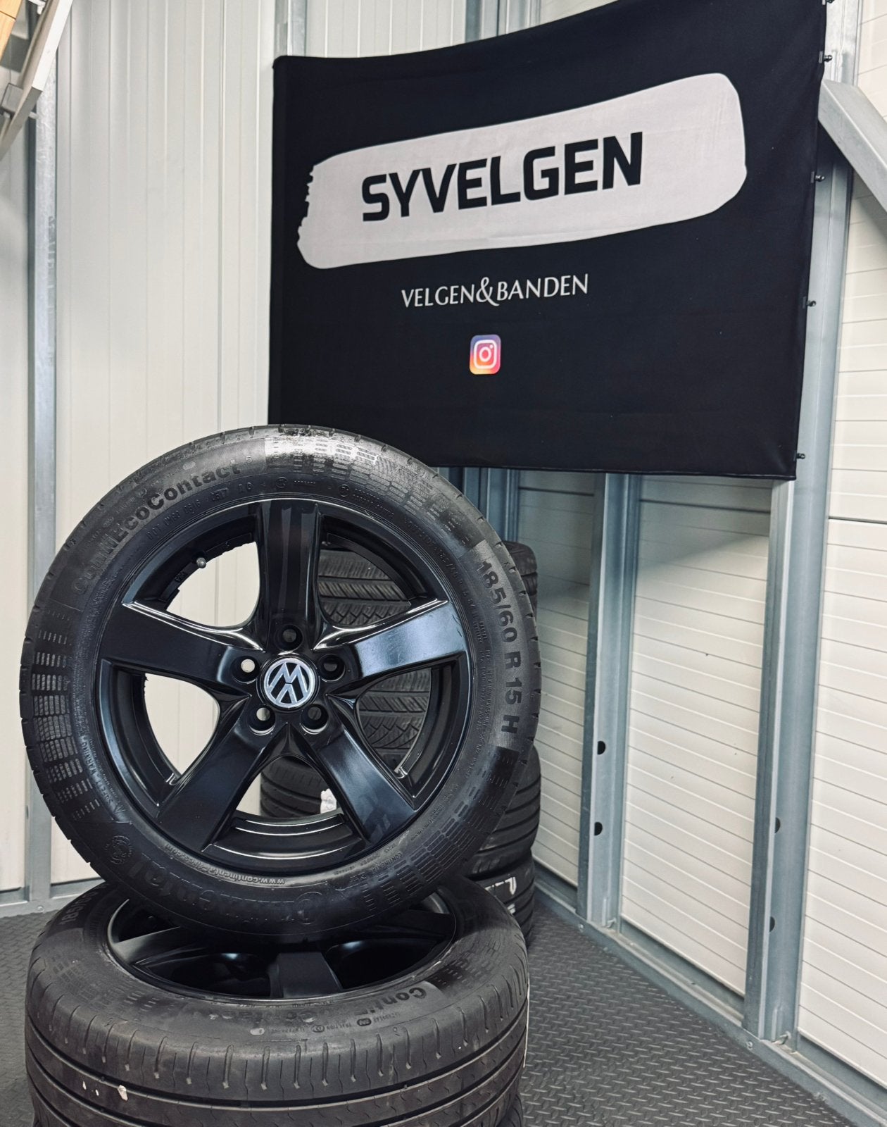 15" 5x100 VW Polo Audi A1 Velgen - Continental Zomerbanden!, Auto-onderdelen, Banden en Velgen, Ophalen, Gebruikt, 15 inch, Banden en Velgen