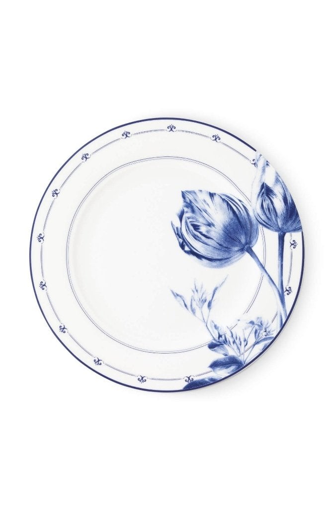 Heinen Delfts Blauw Janny dinerbord Tulp Rand 26 cm, Overige merken, Ophalen of Verzenden, Delftsblauw, Bord(en)