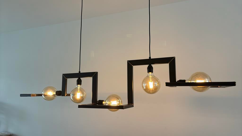 Goossens hanglamp Anouk, Huis en Inrichting, Lampen | Hanglampen, Ophalen, Zo goed als nieuw, Metaal, 50 tot 75 cm