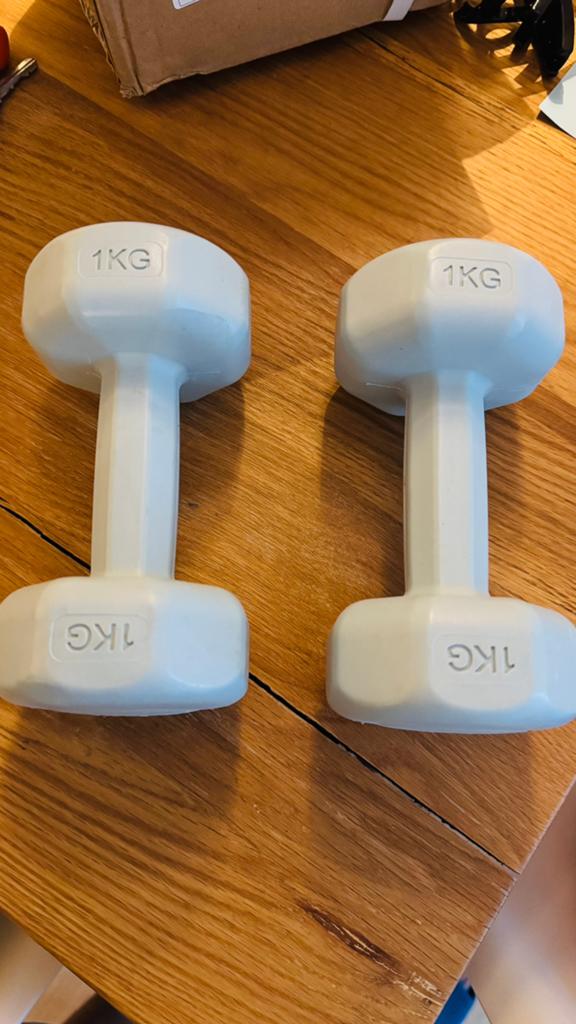 Dumbells 1Kg x 2, Brand New, Unused, Ophalen of Verzenden, Zo goed als nieuw, Dumbbell