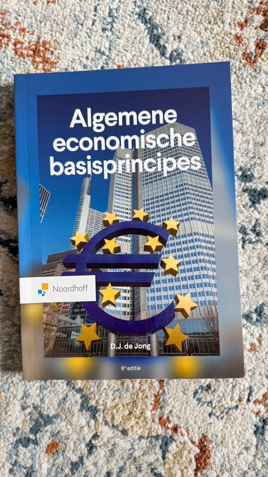 Algemene economische basisprincipes - D.J. de Jong (6e editi, Ophalen of Verzenden, Gamma, Nieuw, HBO