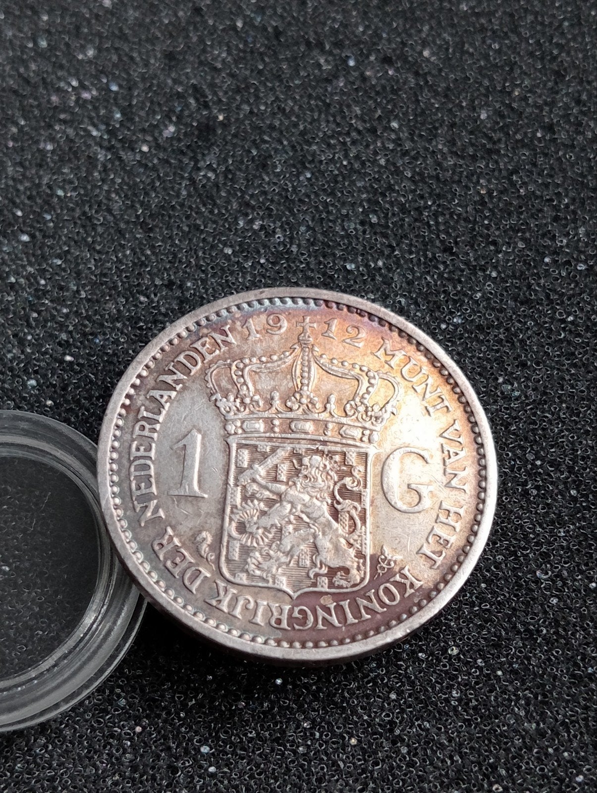 Gulden 1912 Kwaliteit, 1 gulden, Zilver, Ophalen of Verzenden, Koningin Wilhelmina