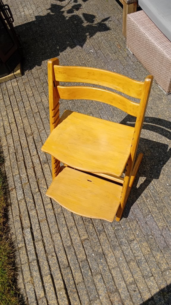 Tripp trapp kinderstoel, Kinderen en Baby's, Ophalen, Gebruikt, Meegroeistoel, Afneembaar eetblad