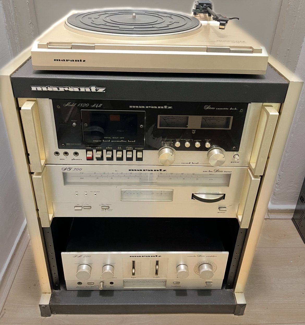 Marantz Vintage Stereo Set + Cassette deck en Origineel Rack, Ophalen, Gebruikt, Cassettedeck, Overige merken