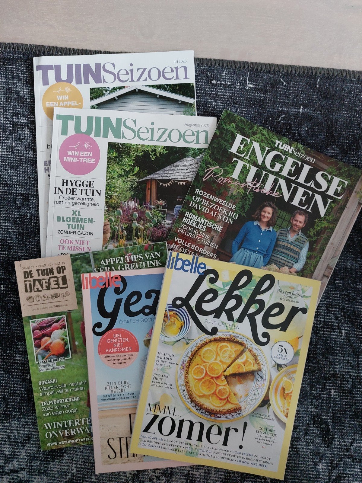6 tijdschriften: TUINSeizoen, Libelle en, Boeken, Tijdschriften en Kranten, Ophalen of Verzenden