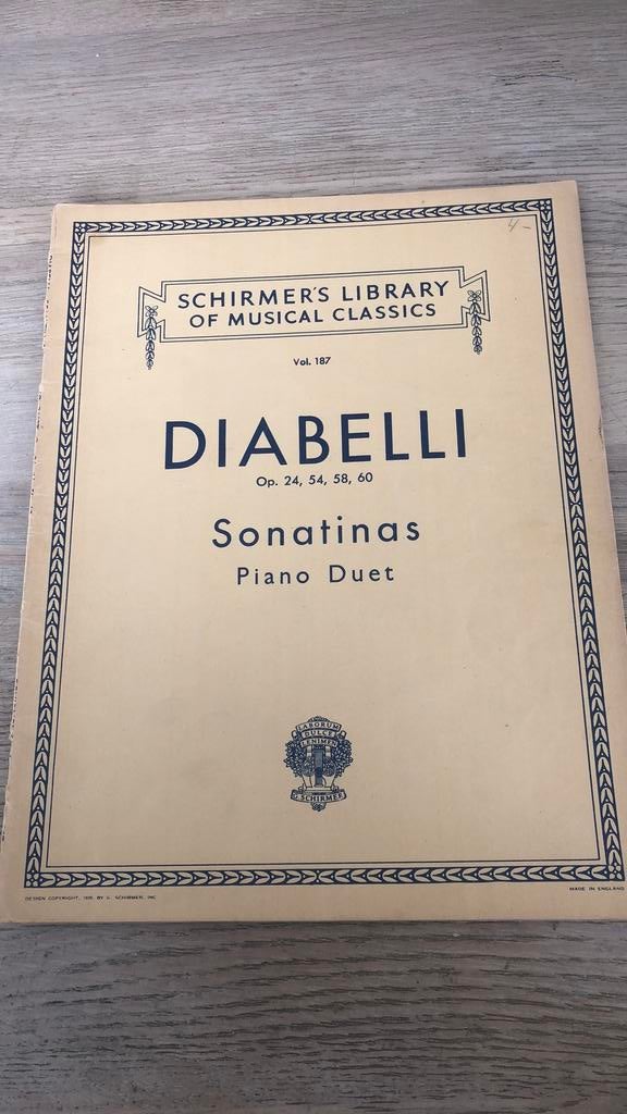Diabelli Sonatina’s Piano Duet, Muziek en Instrumenten, Bladmuziek, Ophalen of Verzenden