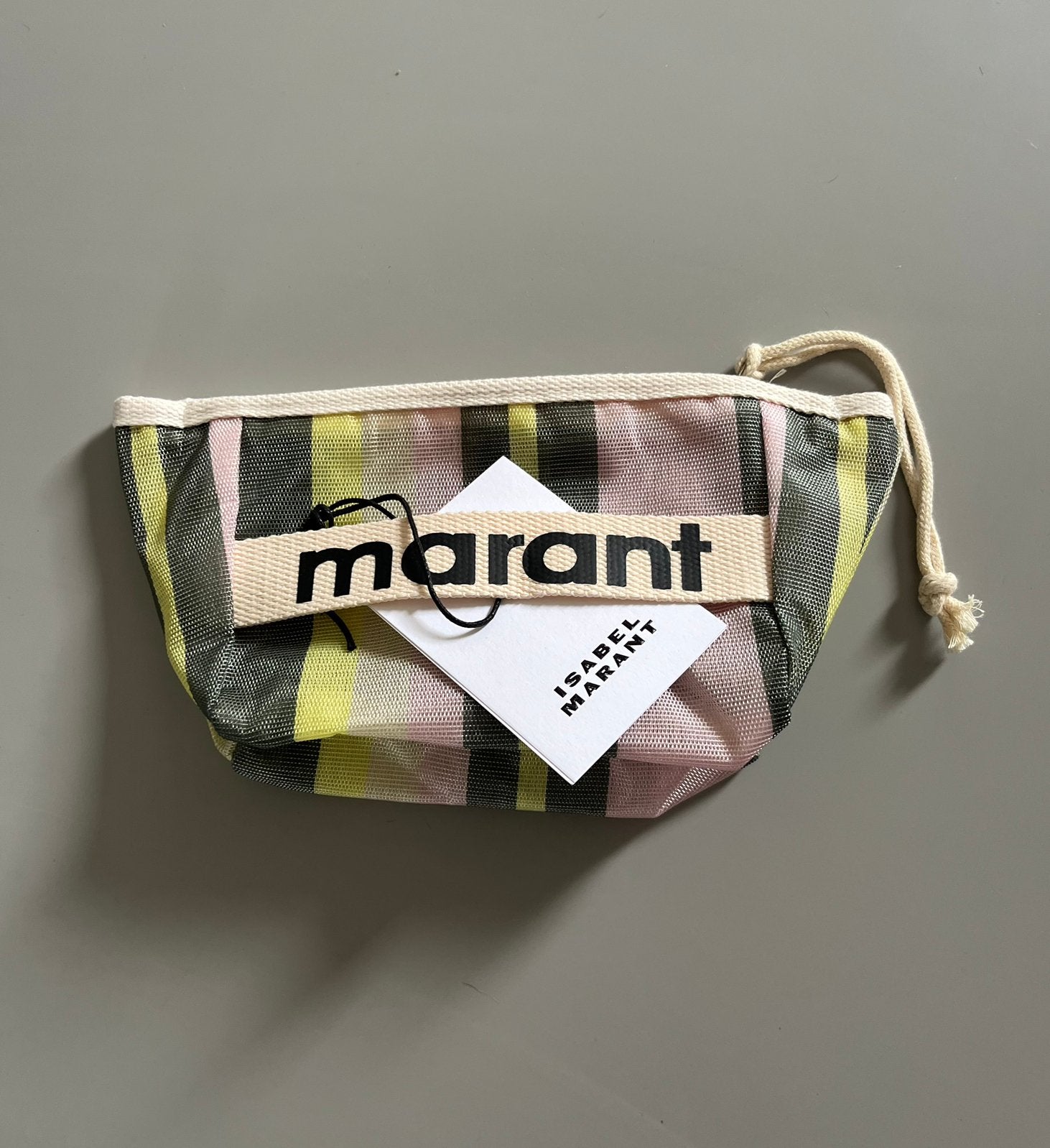 Nieuw!   Isabel Marant clutch tasje   Geel  roze, Ophalen of Verzenden, Nieuw, Geel, Overige typen