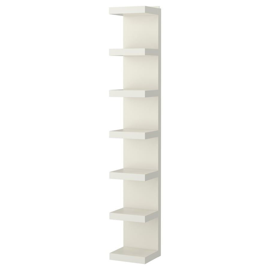 Z.G.A.N! IKEA Lack wandrek wandkast wit 30x190 cm, Ophalen, Met plank(en), Zo goed als nieuw, Minder dan 150 cm