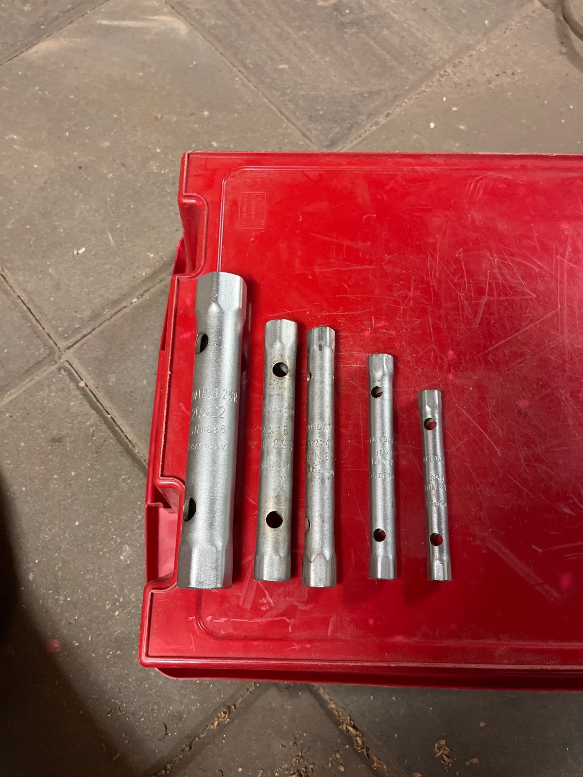 - Dowidat 20x22.  14x15.  12x13.  10x11.  8x9 ., Ophalen of Verzenden, Gebruikt, Sleutel/ratel, Overige merken