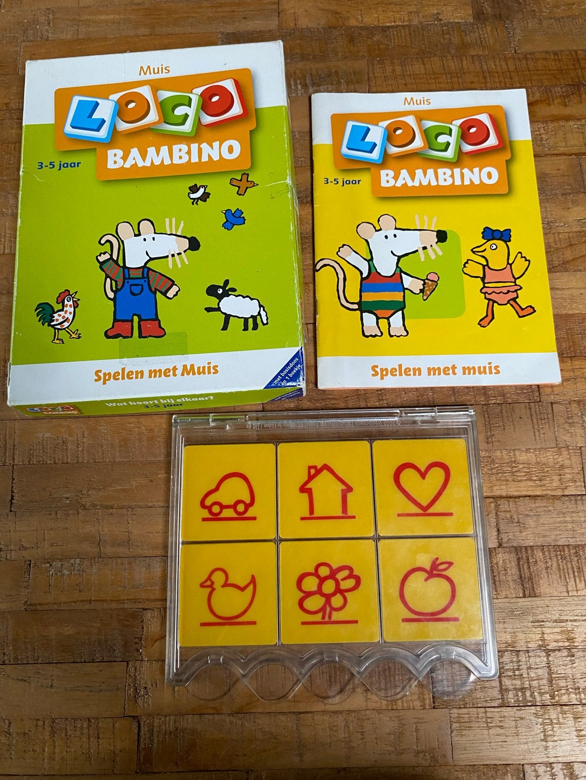 Loco Bambino set - Spelen met Muis (3-5 jaar), Ophalen of Verzenden, Zo goed als nieuw, Puzzelen