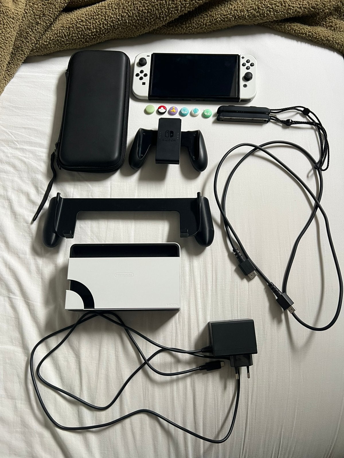 nintendo switch oled, Spelcomputers en Games, Ophalen, Zo goed als nieuw, Switch OLED